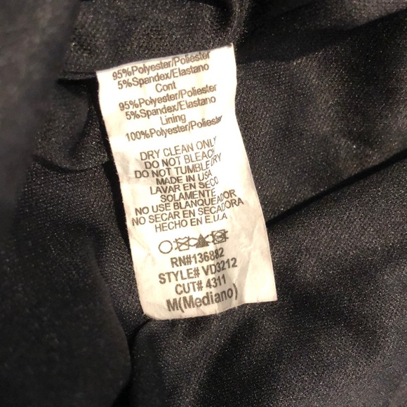 Black and White Midi Dress Medium - Picture 5 of 5